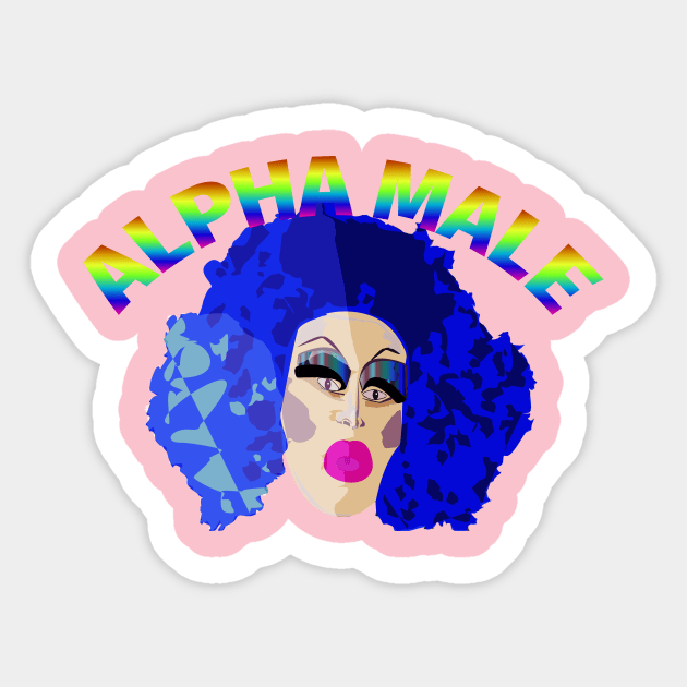 Alpha Male Drag Queen Sticker by goingplaces